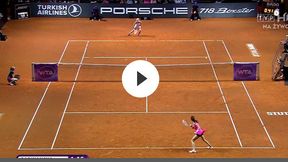 WTA Stuttgart, A. Radwańska - L. Siegemund: Polka wygrała wojnę nerwów
