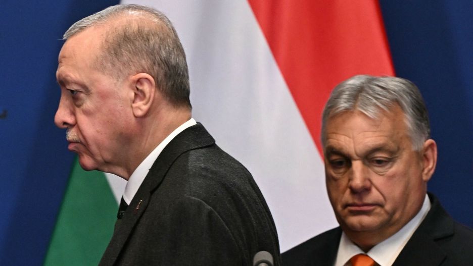 Prezydent Turcji Recep Tayyip Erdogan i Viktor Orban