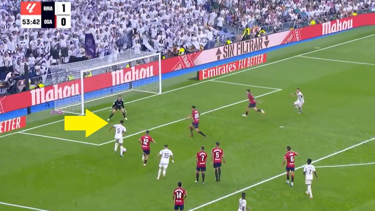 Twitter / Canal+Sport / Na zdjęciu: Bramka Jude'a Bellinghama