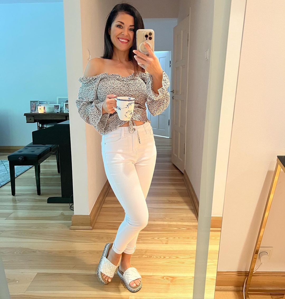Kasia Cichopek ma w mieszkaniu pianino