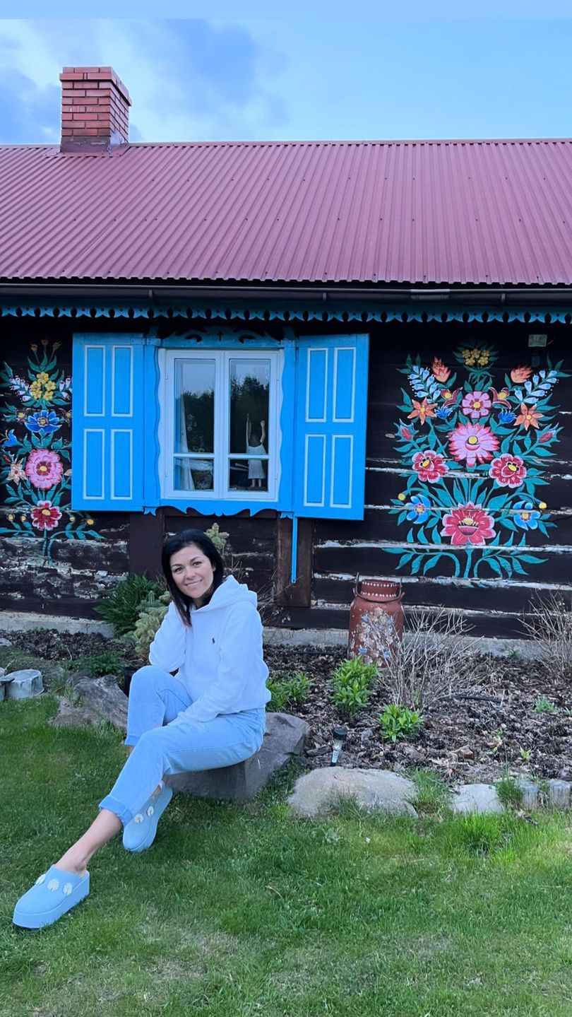 Kasia Cichopek na majówce