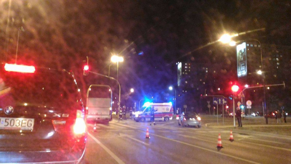 wypadek na al solidarności