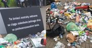 Góra śmieci w samym centrum Warszawy! Zobaczcie reakcję przechodniów (WIDEO)