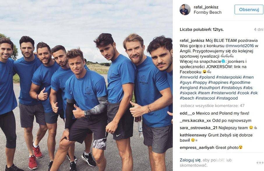 Rafał Jonkisz i inni uczestnicy wyborów Mister World 2016