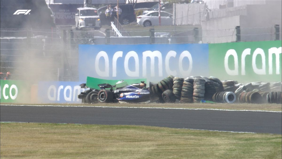 Zdjęcie okładkowe artykułu: Twitter / Formula 1 / Na zdjęciu: wypadek Alexandra Albona