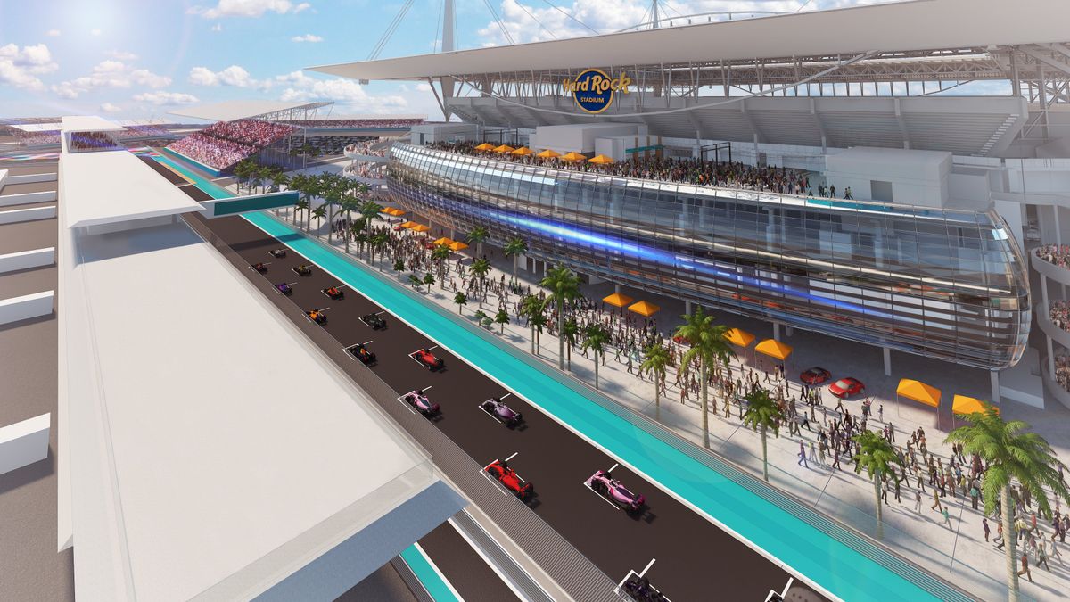 projekt toru F1 w Miami