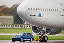 Volkswagen Touareg jako ciągnik!