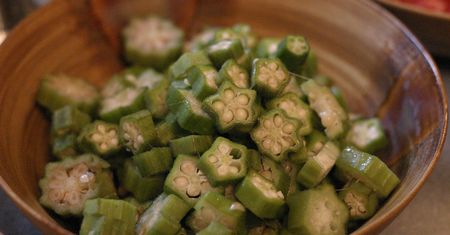 Mrożona okra (róża chińska)