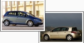 Volkswagen Golf kontra Renault Megane