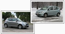 Honda Jazz kontra Suzuki Swift