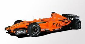 Bolid F1 napędzany przez wodę - Spyker F8-VII