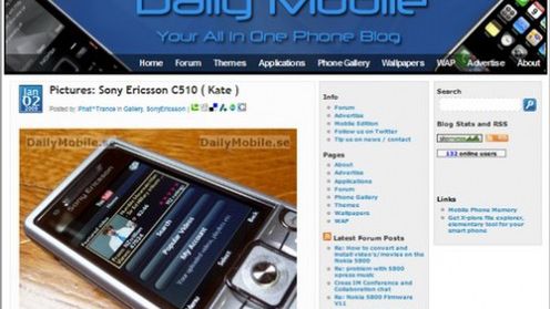 Sony Ericsson Kate jako C510 po raz drugi 1