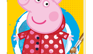 Peppa Pig. Wodą malowane cz.9 Chlup w kałużę!