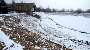 Wstrzymane prace na stadionie OSIR Skałka w Świętochłowicach (galeria)