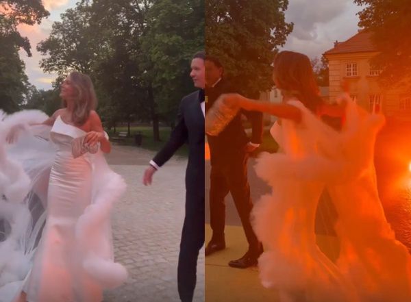 Małgorzata Rozenek na balu dobroczynnym Omeny Mensah i Rafała Brzoski