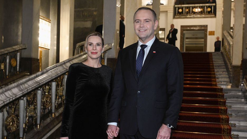 Karol Nawrocki i Marta Nawrocka w Operze Narodowej