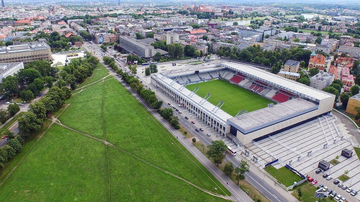 Newspix / Michał Stawowiak / Stadion Cracovii z lotu ptaka