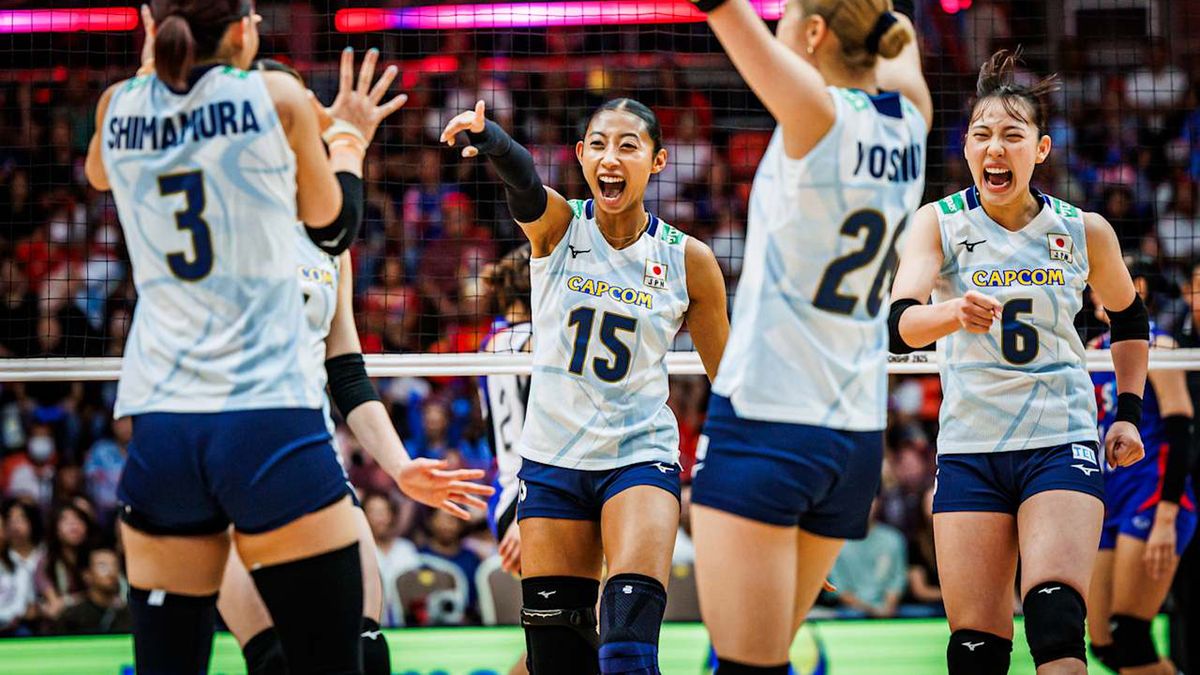 Materiały prasowe / VolleyballWorld / Na zdjęciu: reprezentacja Japonii