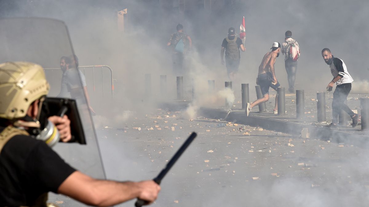 Zamieszki w Bejrucie.