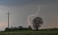 Małopolska. Nawałnica nad Dobczycami