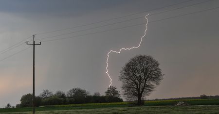 Małopolska. Nawałnica nad Dobczycami
