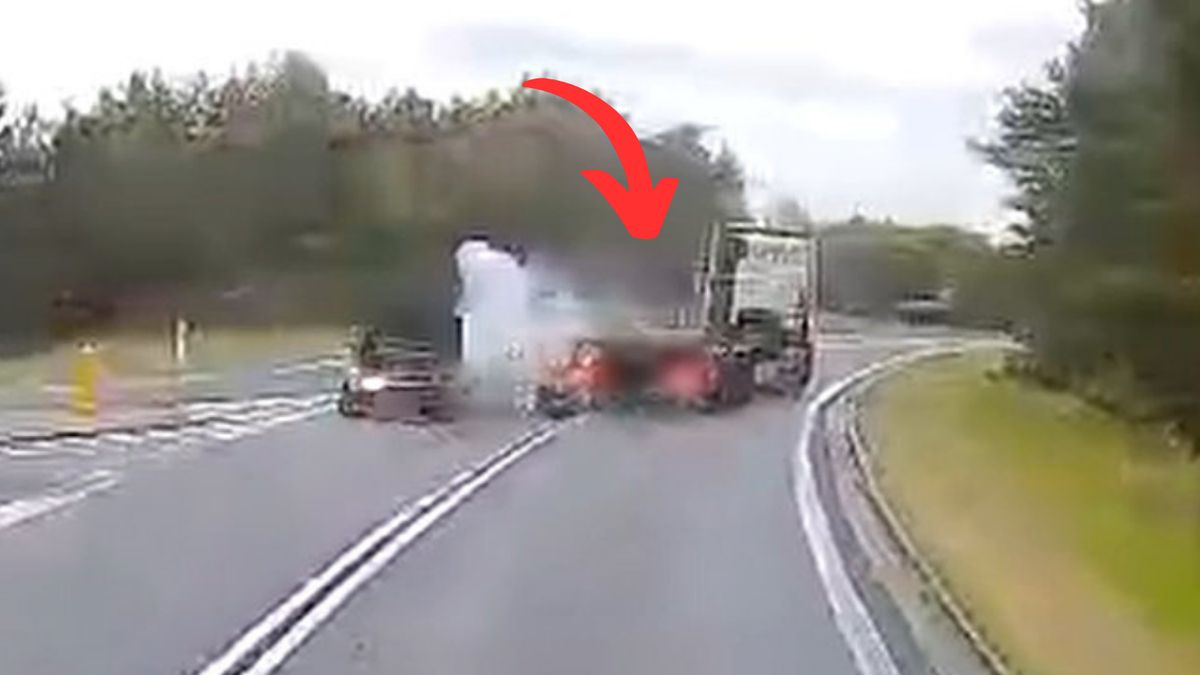 Kierowca ciężarówki nie dostosował prędkości do warunków