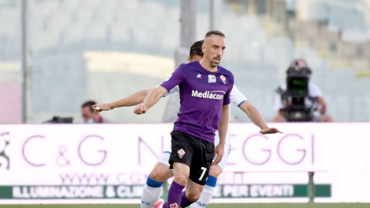 PAP/EPA / CLAUDIO GIOVANNINI  / Na zdjęciu: Franck Ribery