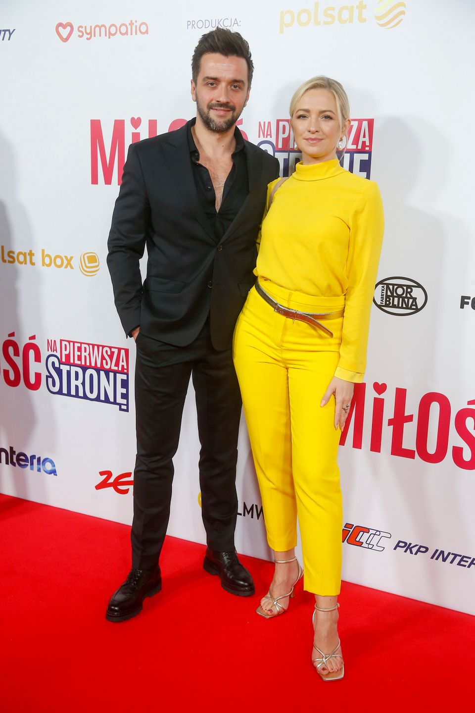 Barbara Kurdej-Szatan, Rafał Szatan - premiera filmu  Miłość na pierwszą stronę
