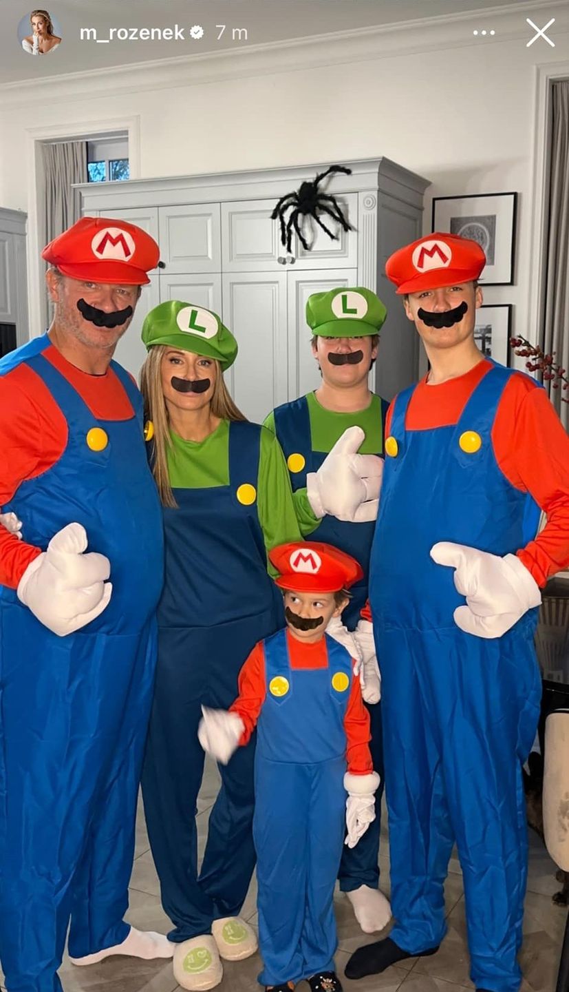 Tak Małgorzata Rozenek z rodziną przebrali się na Halloween