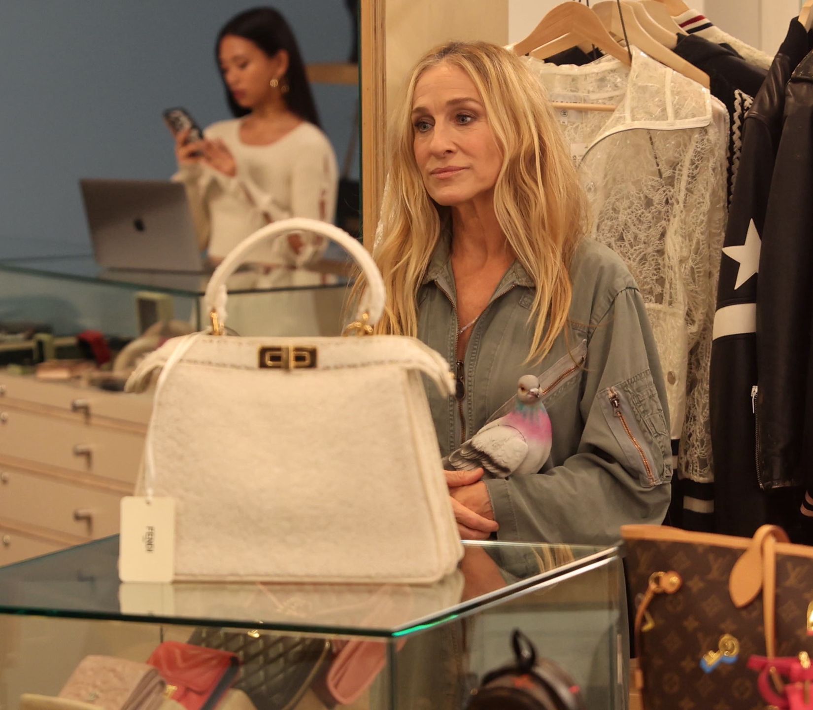Sarah Jessica Parker i Kristin Davis na planie 2. sezonu "I tak po prostu"