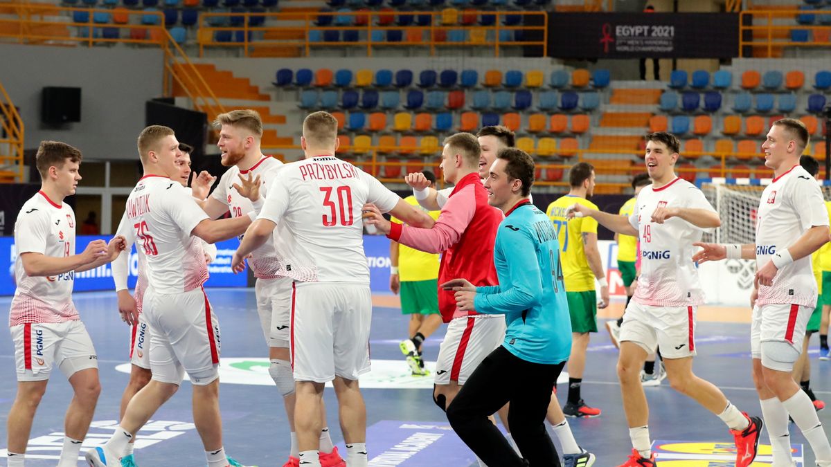 PAP/EPA / Khaled Elfiqi / Na zdjęciu: reprezentacja Polski