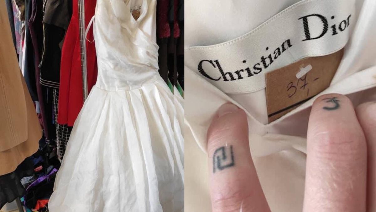 Dior w lumpeksie