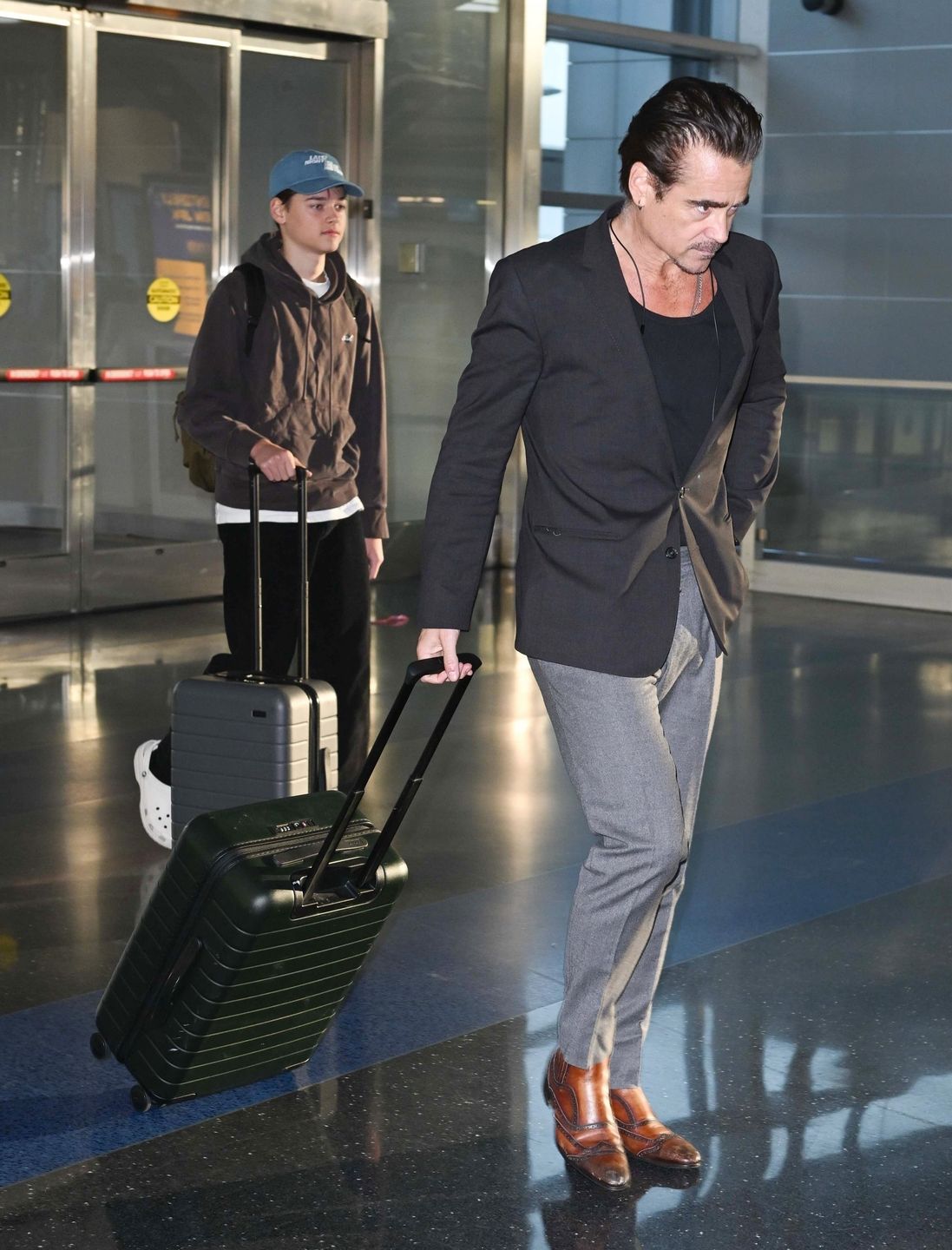 Colin Farrell i Henry Tadeusz "przyłapani" na lotnisku 