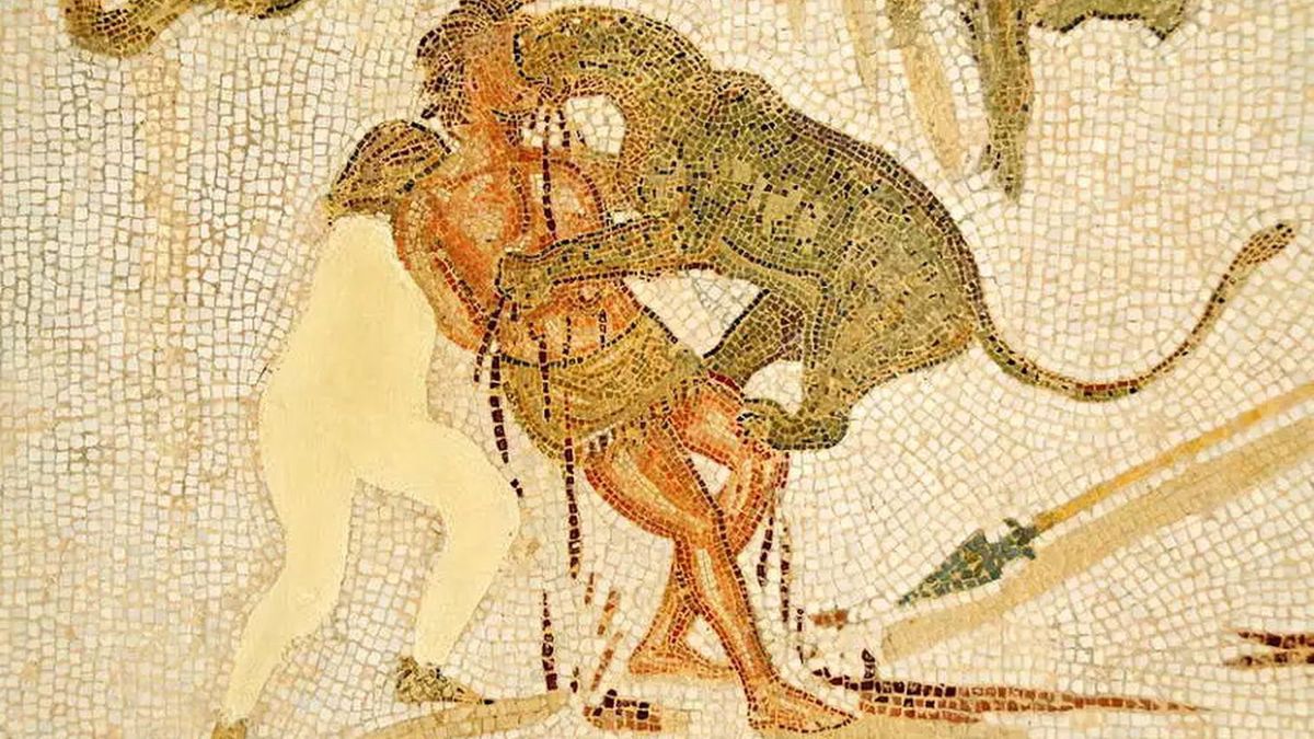 Mozaika z III wieku n. e. odkryta w Tunezji