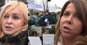 Protest dziennikarzy pod Sejmem. "Dobrych warunków do pracy nie ma od wielu lat"