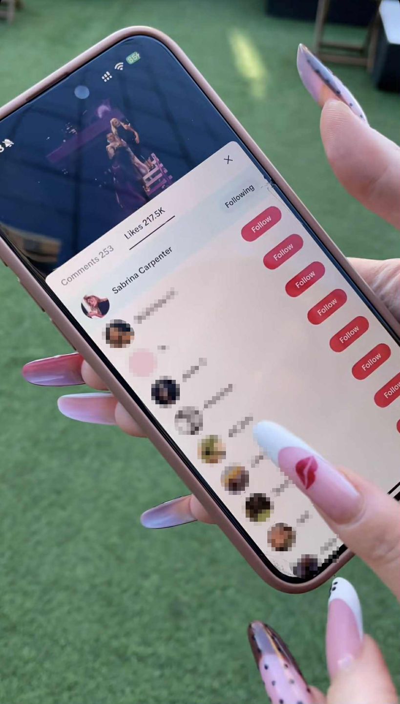 Sabrina Carpenter polubiła TikToki Angeliki Muchy