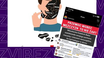 Żarty z przemocy wobec mężczyzn. "Bo nie posprzątał w domu"