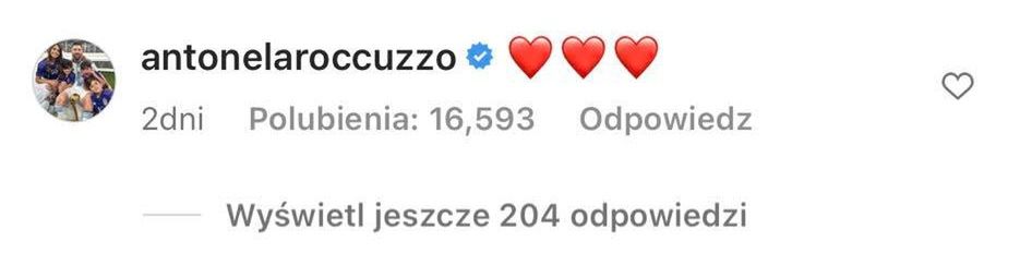 Komentarz Antoneli Roccuzzo