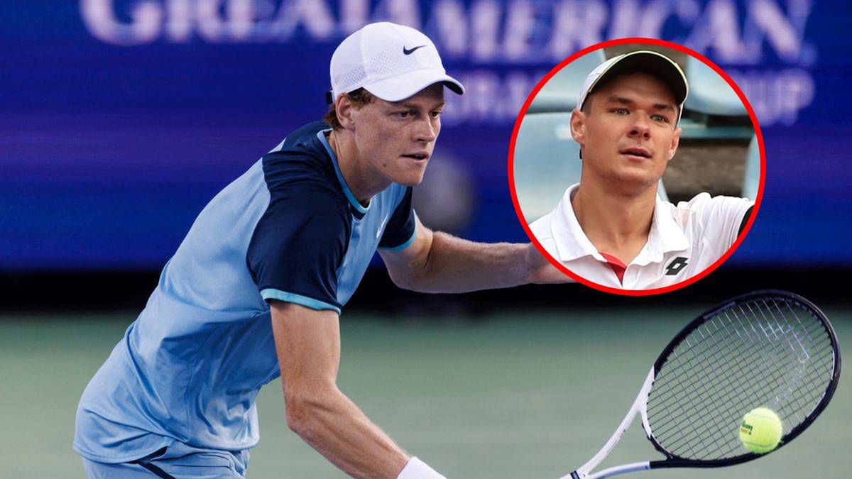 Zdjęcie okładkowe artykułu: Getty Images / Andrzej Szkocki / Pekao Szczecin Open / Od lewej: Jannik Sinner i Kamil Majchrzak