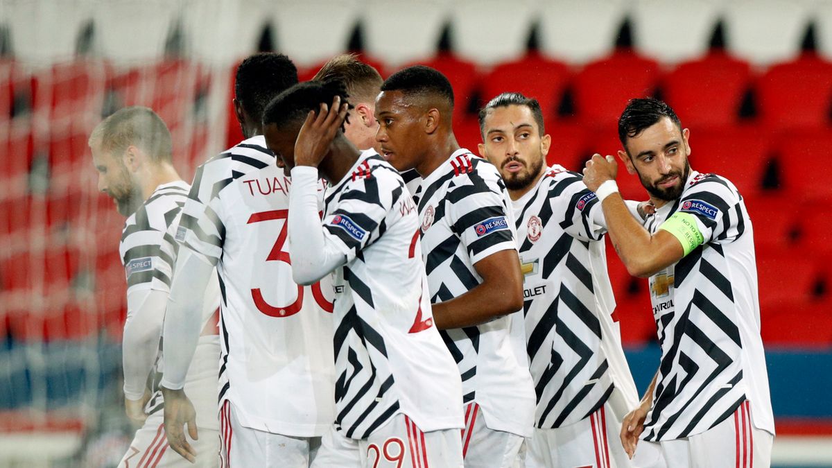 PAP/EPA / YOAN VALAT / Na zdjęciu: piłkarze Manchesteru United