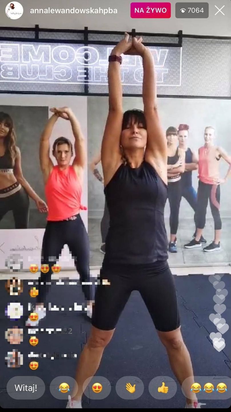 Anna Lewandowska powraca do treningów