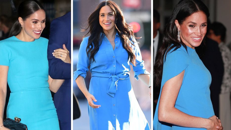 Meghan w "egipskim błękicie"