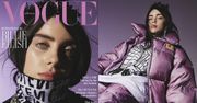 Zaspana Billie Eilish pozdrawia ze swojej pierwszej okładki "Vogue'a"
