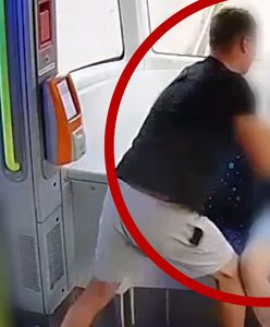 Brutalne pobicie w tramwaju. Jest nagranie. Walił pięściami po twarzy