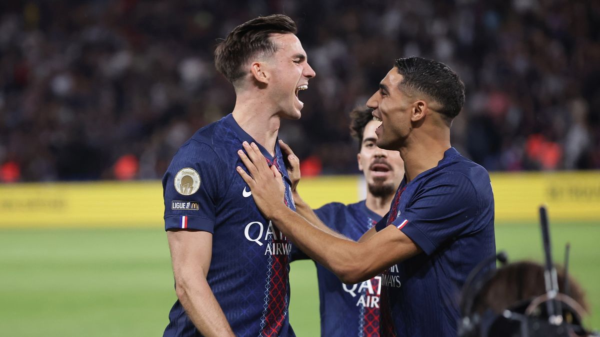 PAP/EPA / PAP/EPA/CHRISTOPHE PETIT TESSON / Fabian Ruiz fetuje gola dla PSG