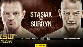 MMA. KSW 55. Patryk Surdyn vs Damian Stasiak w karcie walk