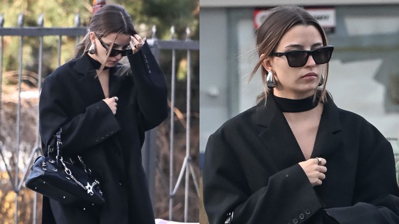 Julia Wieniawa z torebką Diora