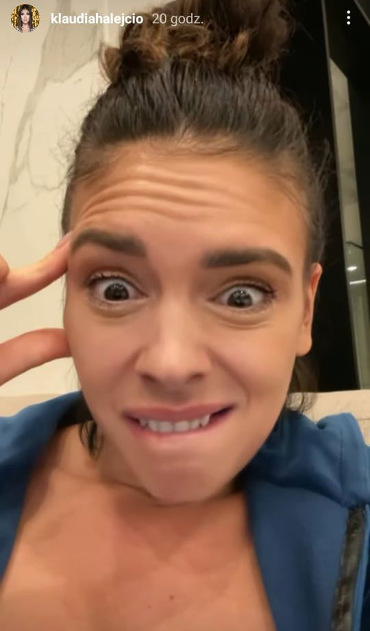 Klaudia Halejcio ma w domu mysz