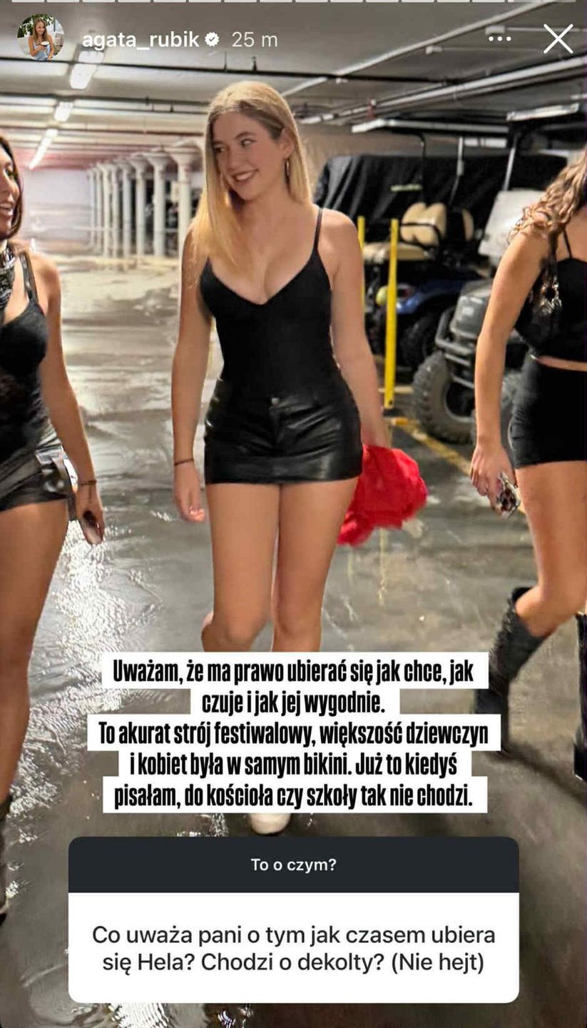 Agata Rubik o wydekoltowanych kreacjach 16-letniej córki