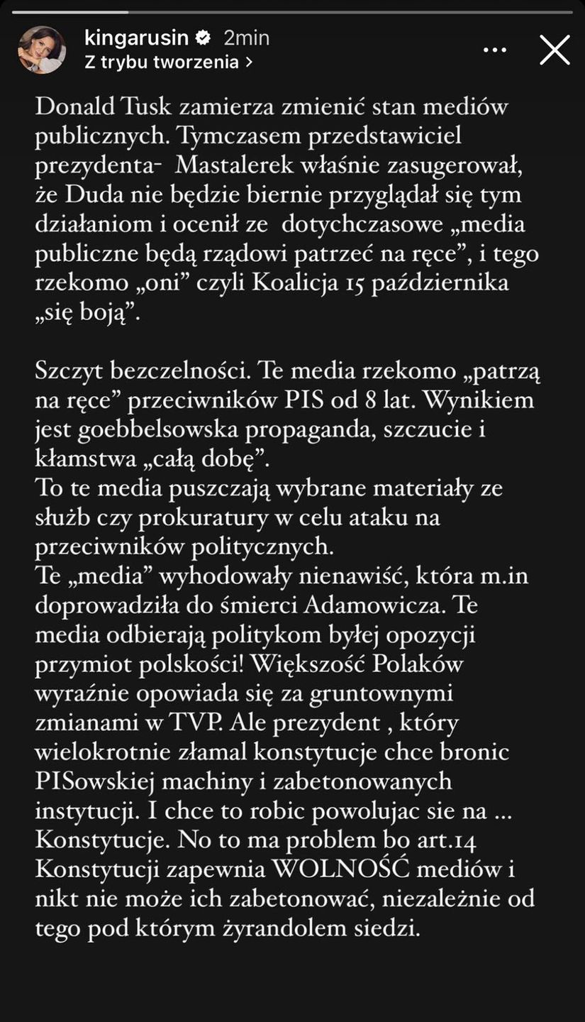Wpis Kingi Rusin
